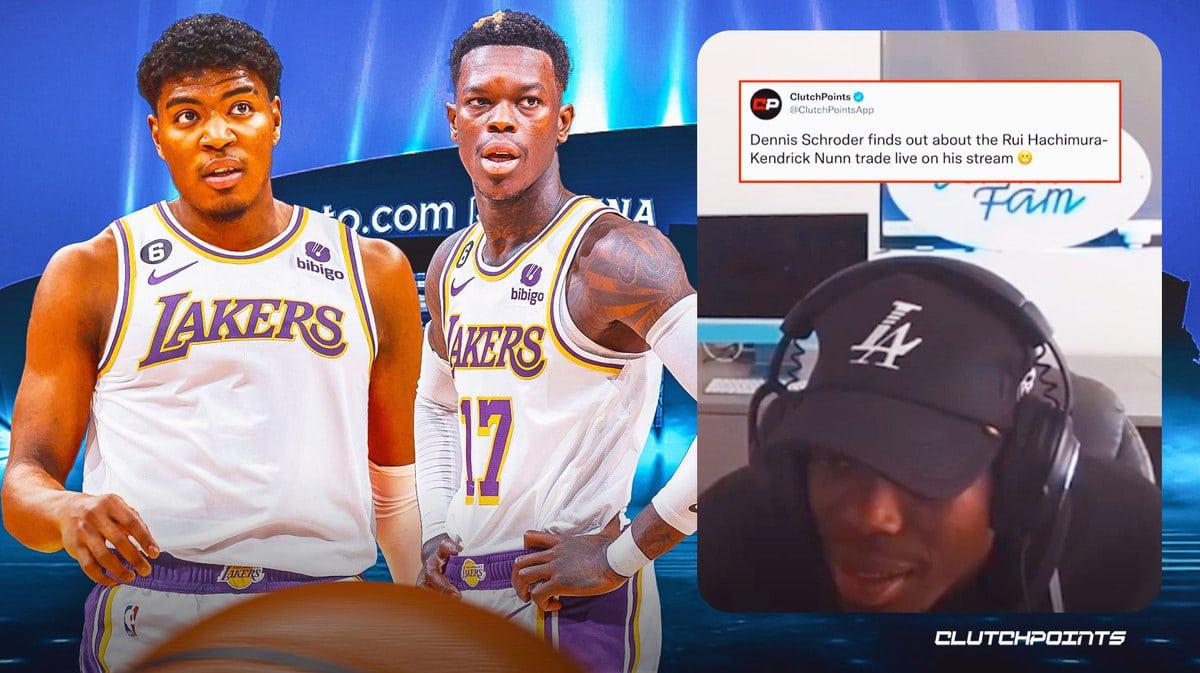 Rui Hachimura-Kendrick Nunn trade leaves Dennis Schroder speechless on live stream_thumbnail