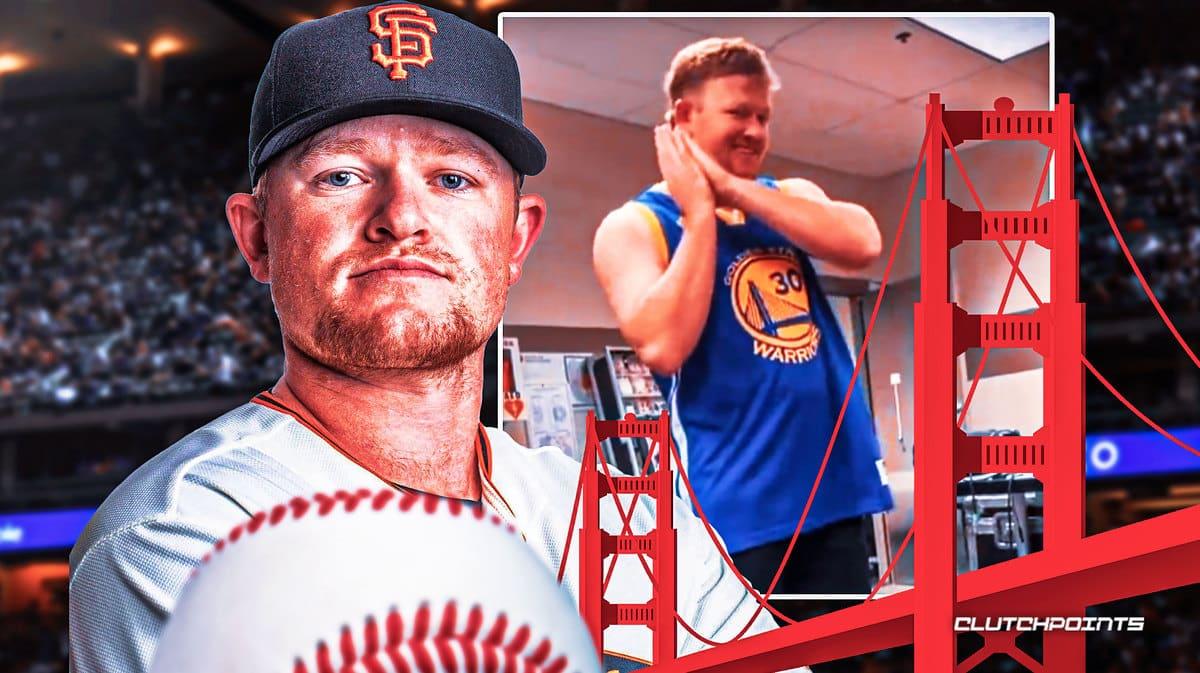 Logan Webb hilariously trolled by Joc Pederson after losing Kings-Warriors bet_thumbnail