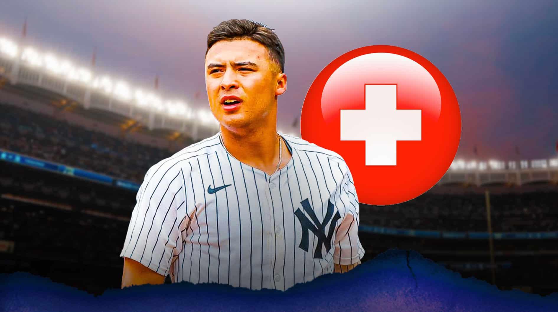 Yankees’ Anthony Volpe exits vs. Angels with frightening injury scare_thumbnail