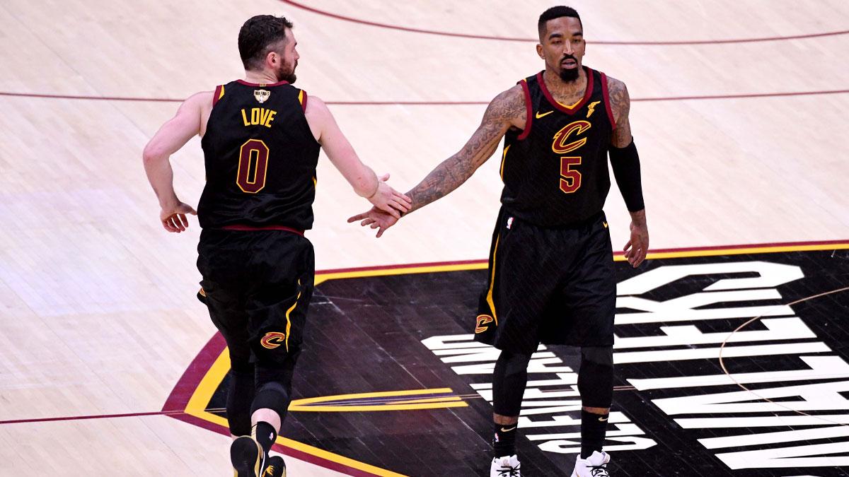 Ex-Cavaliers Kevin Love, JR Smith have emotional reunion after Pacers-Knicks Game 5_thumbnail