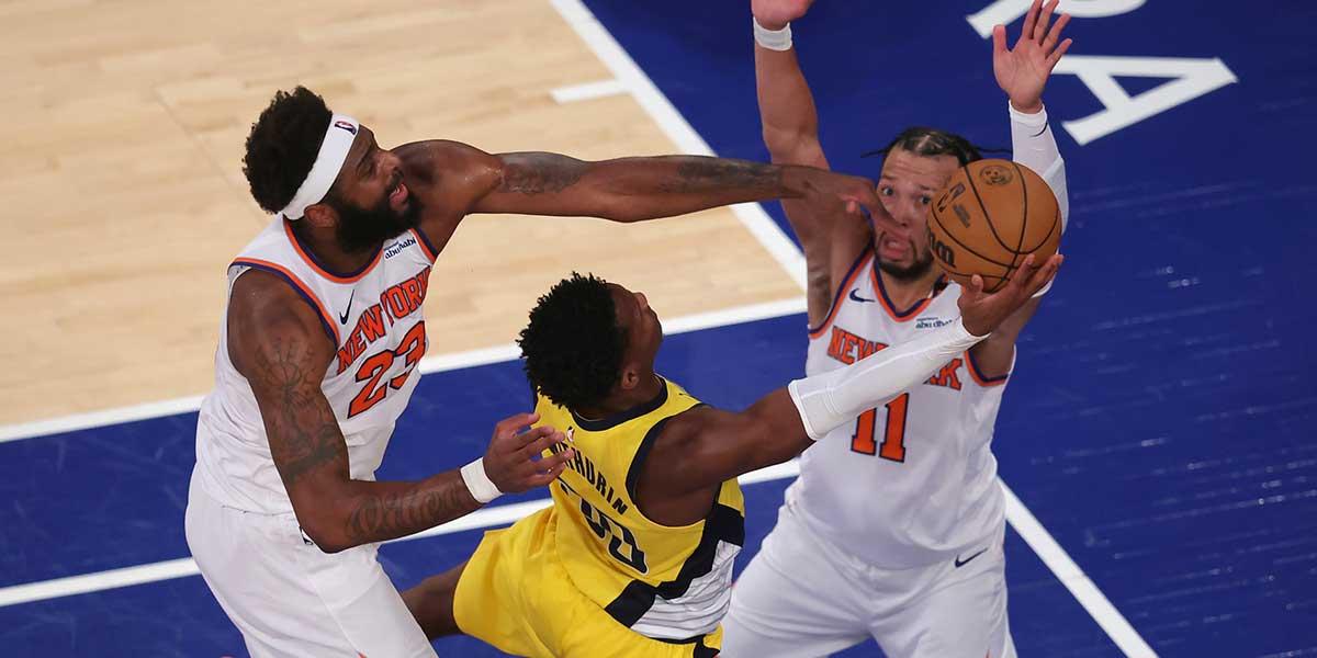 Knicks fans erupt after Mitchell Robinson’s violent Tyrese Haliburton block_thumbnail