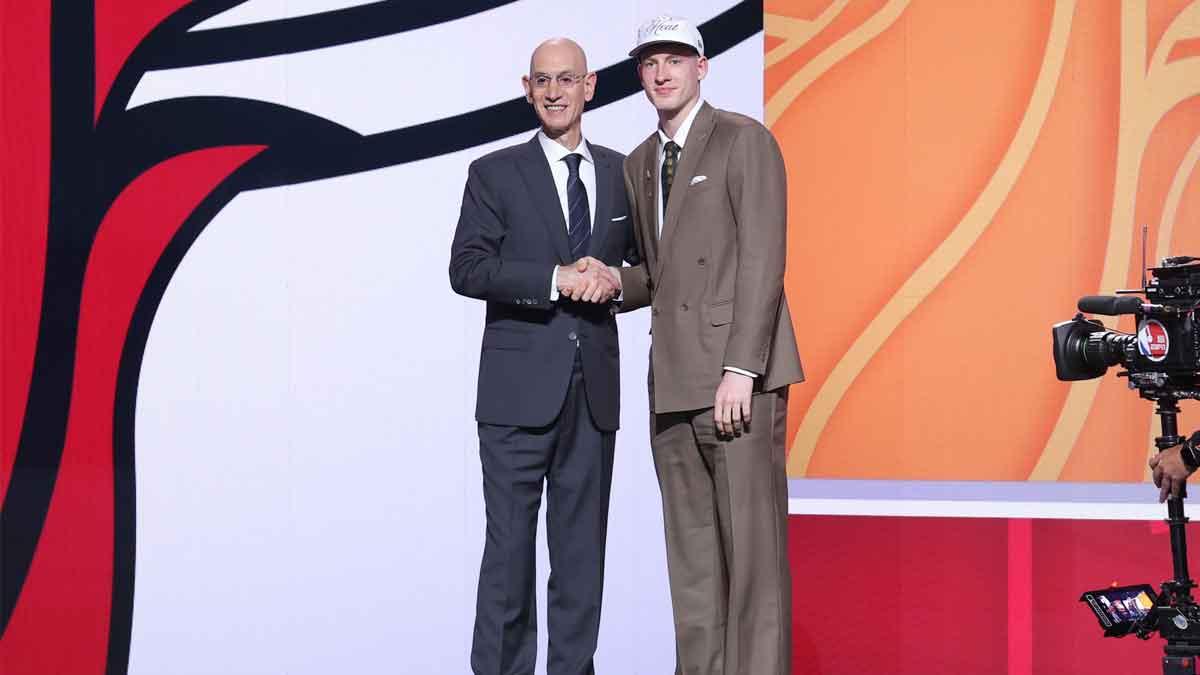 Surprise No. 20 pick sounds off on joining Heat’s Bam Adebayo, Tyler Herro_thumbnail