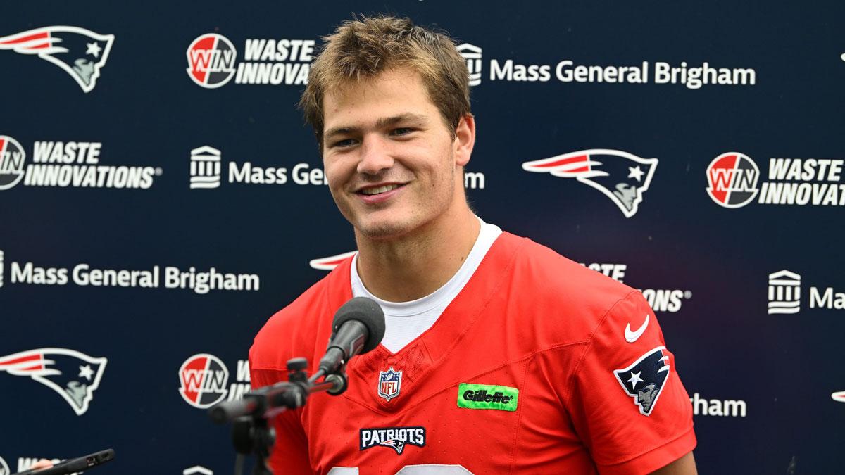 Patriots send message to Drake Maye, wife after life-changing event_thumbnail