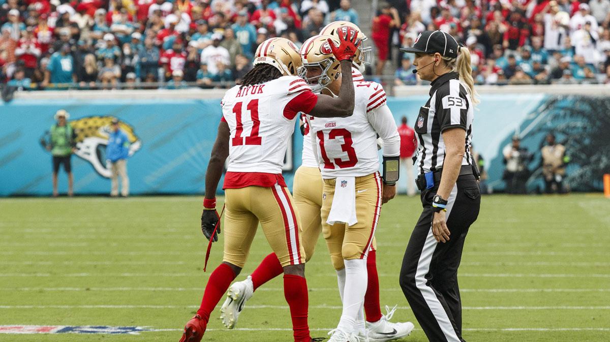 49ers Insider wonders if Brock Purdy, Brandon Aiyuk are beefing_thumbnail