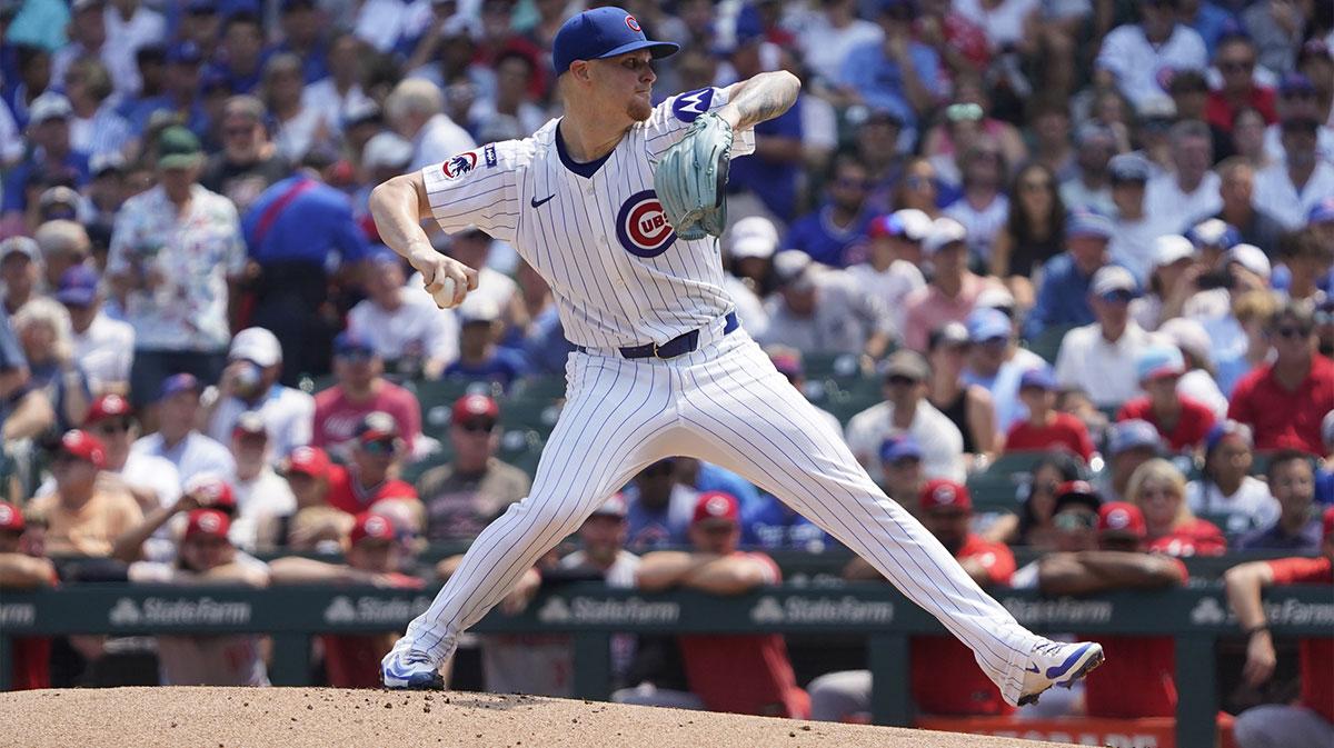 Cubs’ Cade Horton reacts to getting yanked from no-hitter after 5 innings_thumbnail