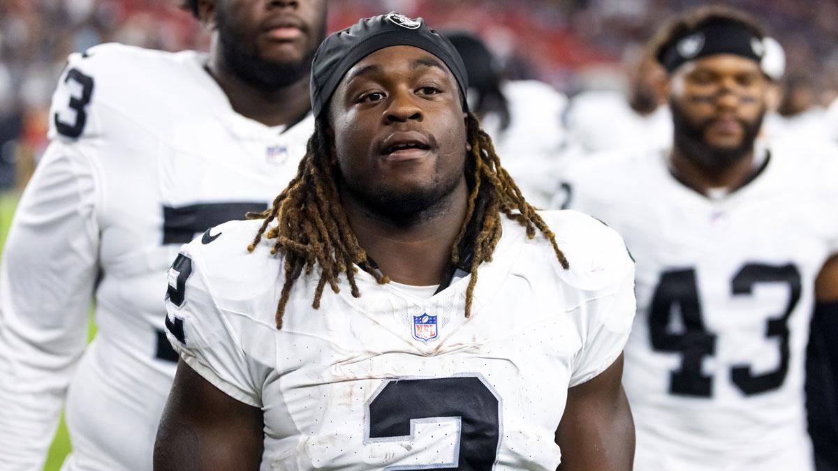 Ashton Jeanty stock gets big boost with Raiders RB Raheem Mostert inactive_thumbnail