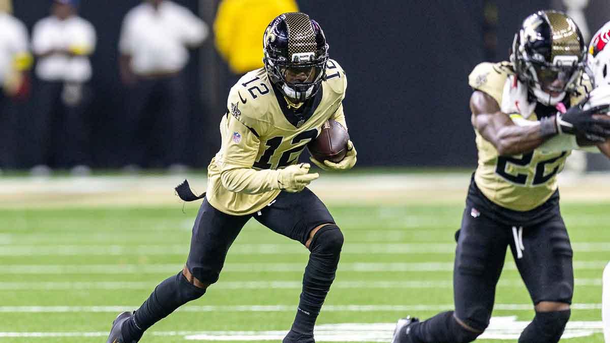 Saints’ Chris Olave expects to be in medical tent ‘more than usual’ due to concussion history_thumbnail