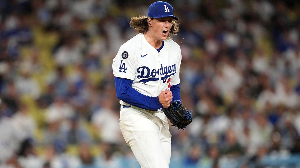 Dodgers’ Tyler Glasnow reacts to finally winning first game since March_thumbnail