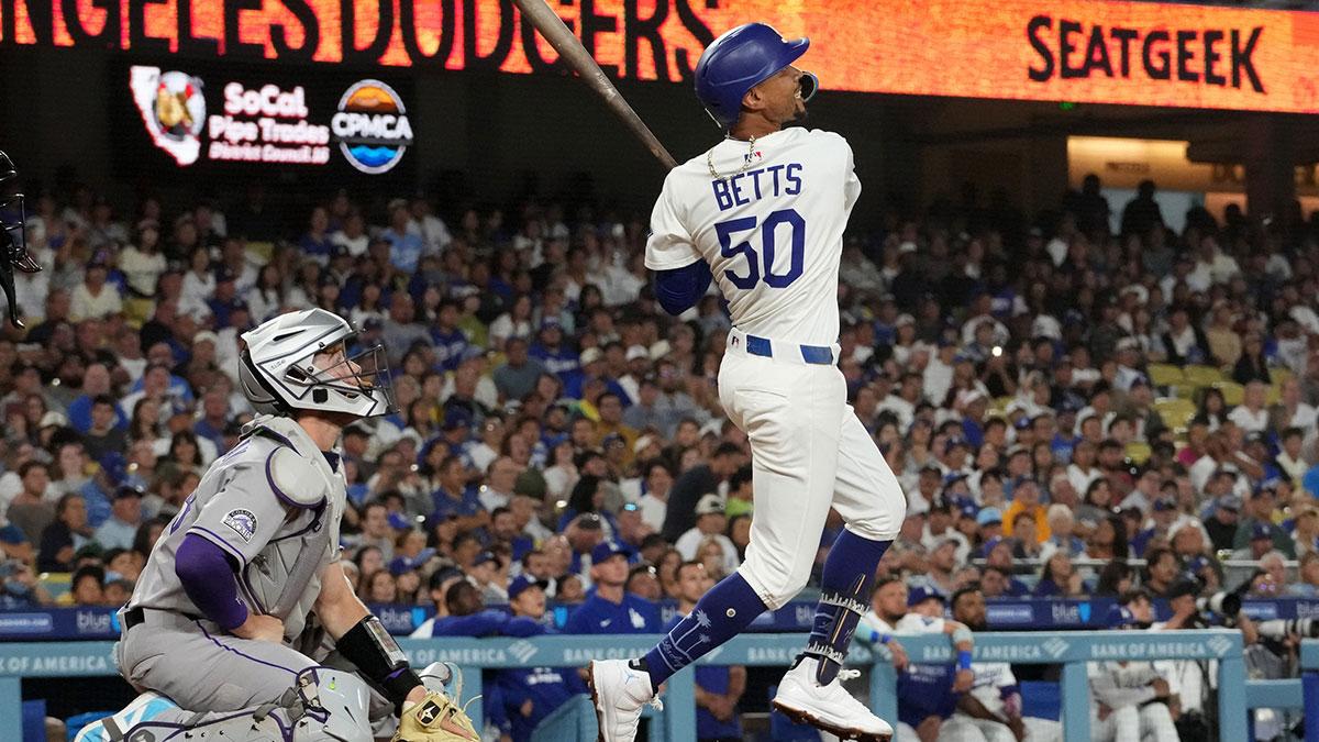 Dodgers’ Mookie Betts matches Matt Kemp mark with grand slam vs. Rockies_thumbnail