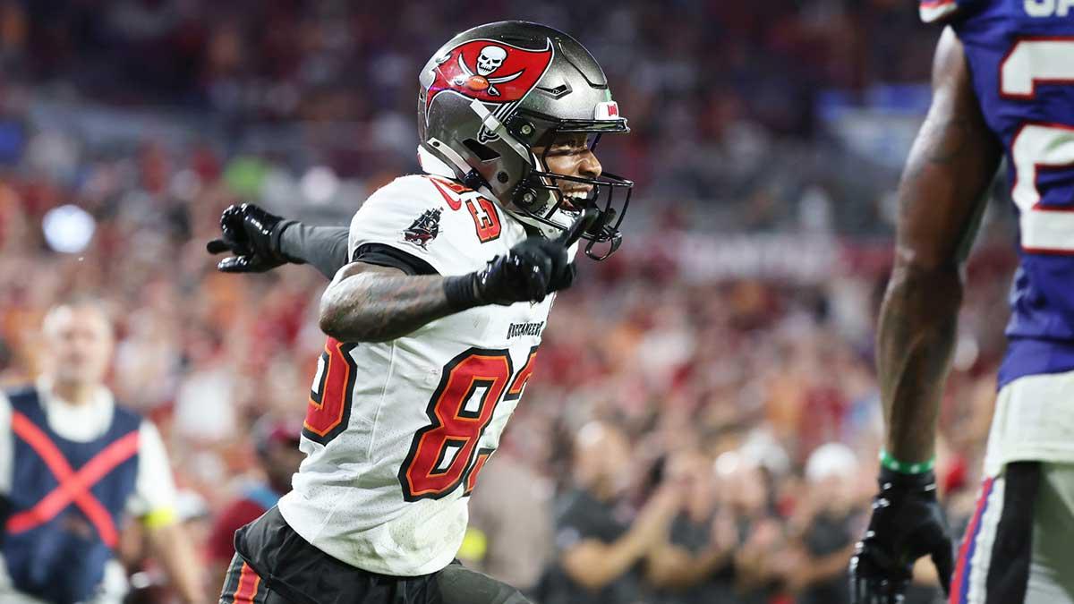 Buccaneers QB Baker Mayfield’s advice to ‘shifty’ rookie Tez Johnson_thumbnail