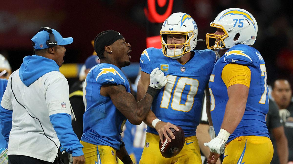 Justin Herbert celebrates Chargers’ win over Chiefs with Madison Beer date night_thumbnail