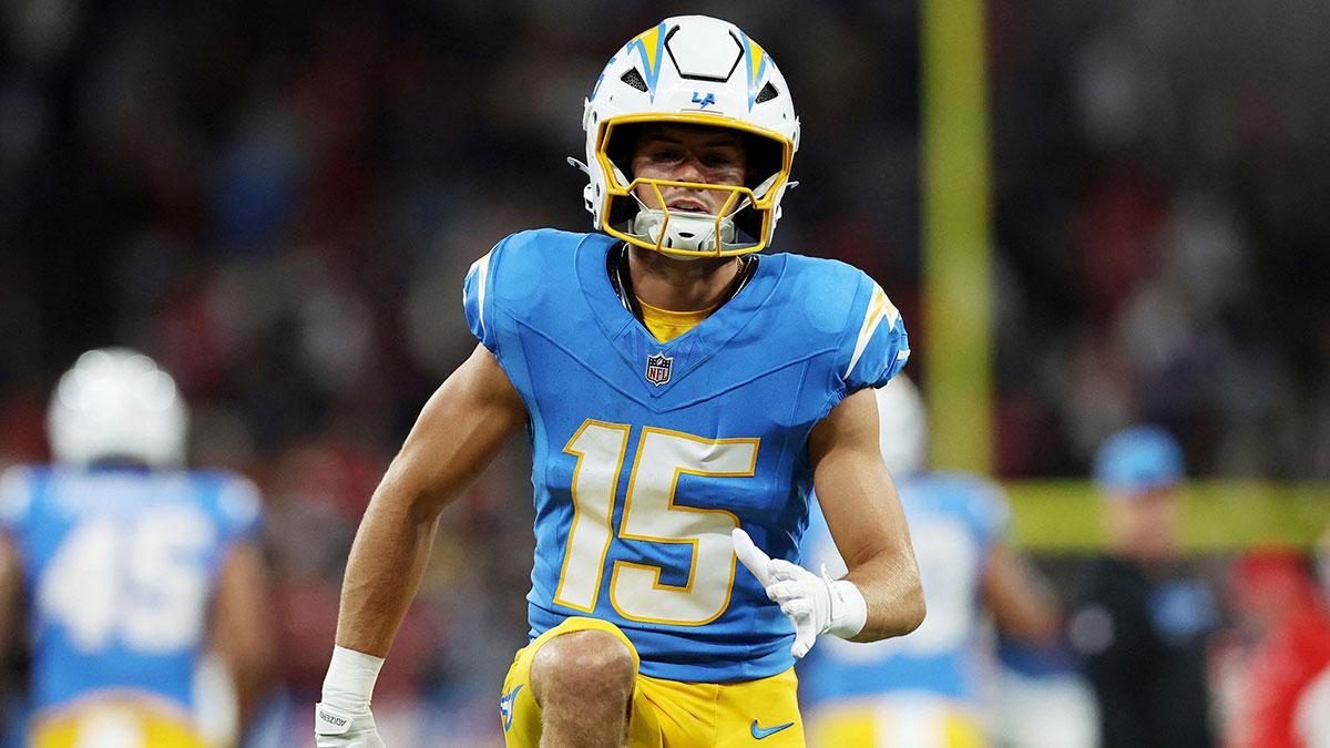 Ladd McConkey doesn’t practice with biceps injury_thumbnail