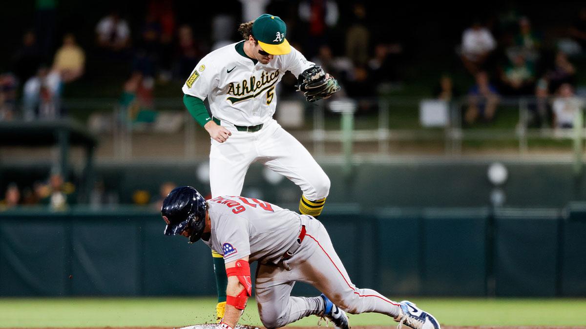 Red Sox 1B Romy Gonzalez gets final diagnosis after abrupt exit from Athletics clash_thumbnail