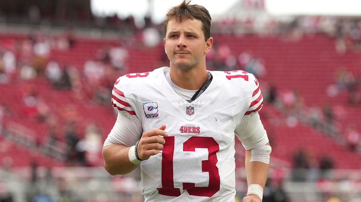 49ers will be without Brock Purdy, Ricky Pearsall vs. Texans_thumbnail