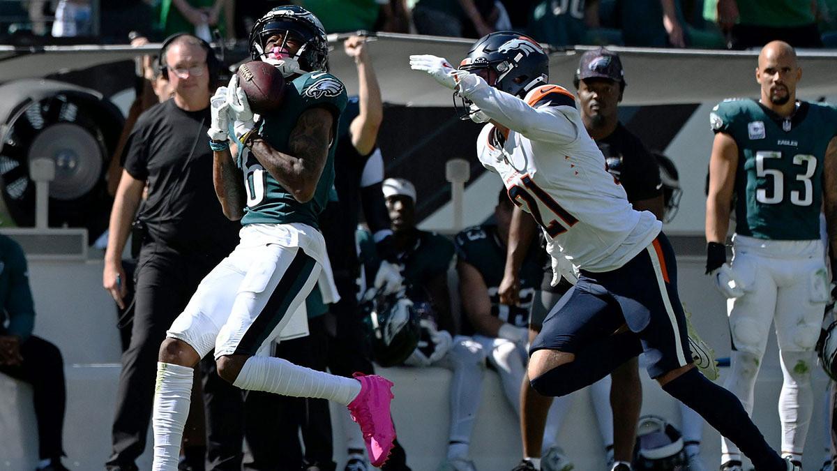 Eagles WR DeVonta Smith admits passing game ‘not on same page’_thumbnail