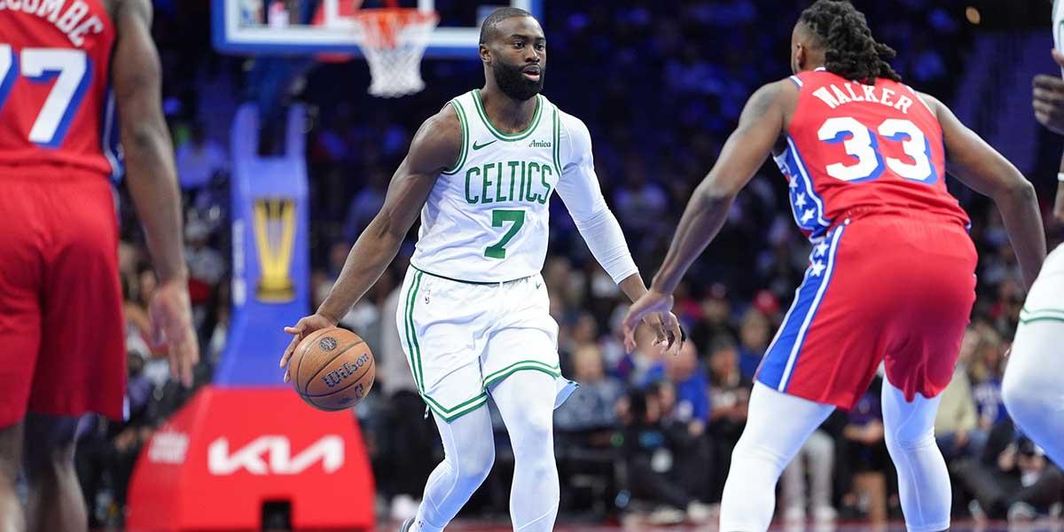 Celtics’ Derrick White praises Jaylen Brown’s ‘unbelievable’ play to start season_thumbnail