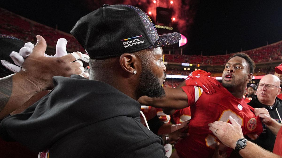 Chiefs WR JuJu Smith-Schuster’s fiancée jokes about Brian Branch fight_thumbnail