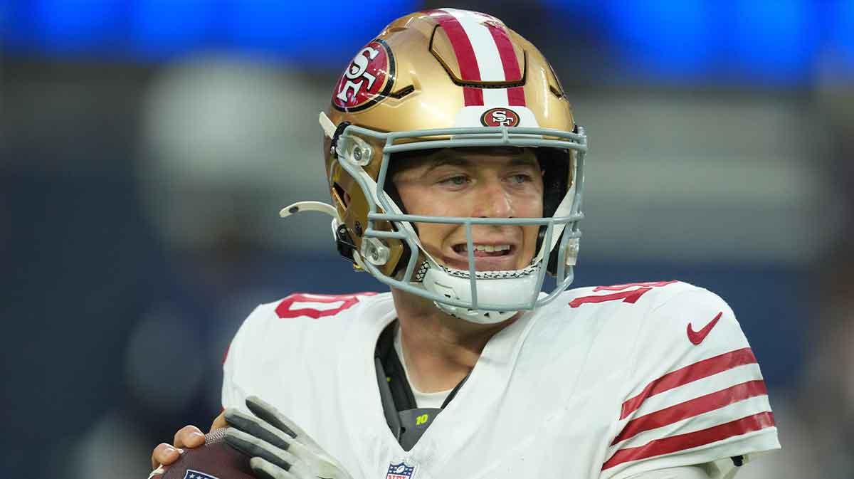 49ers’ Mac Jones to start vs. Falcons as Brock Purdy ruled out_thumbnail
