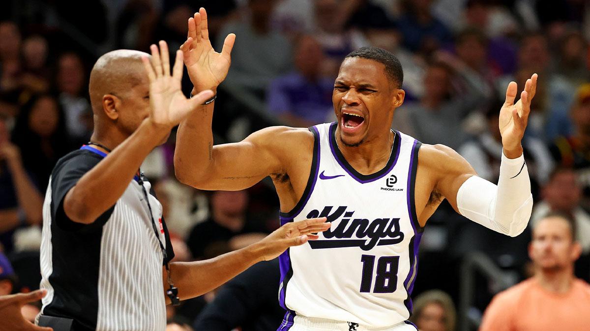 Fans get first in-game look at Russell Westbrook in Kings uniform_thumbnail