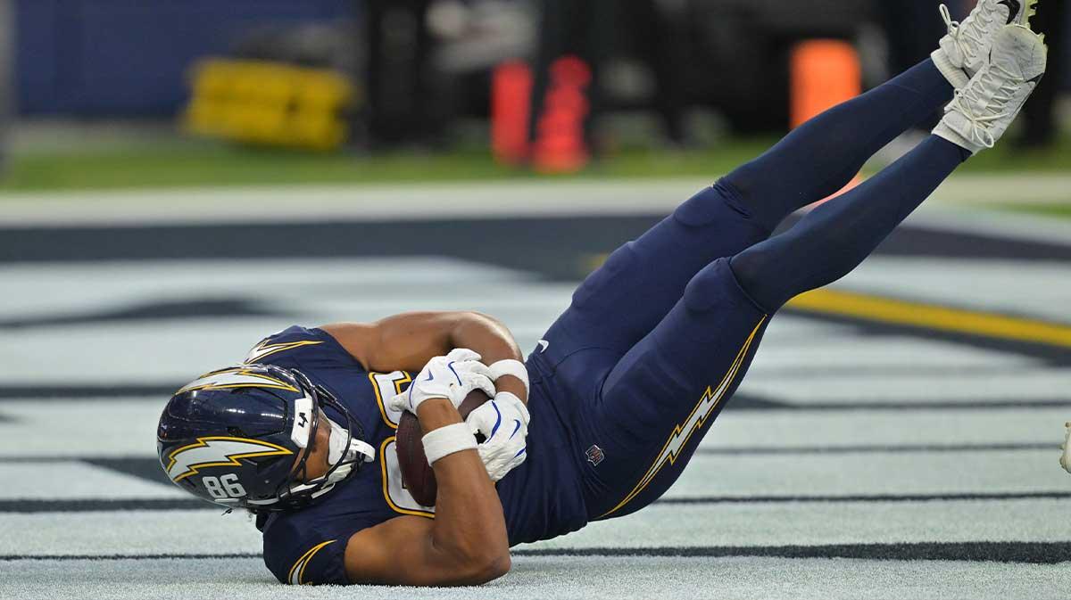 Chargers HC Jim Harbaugh gives huge Oronde Gadsden II endorsement after big game_thumbnail