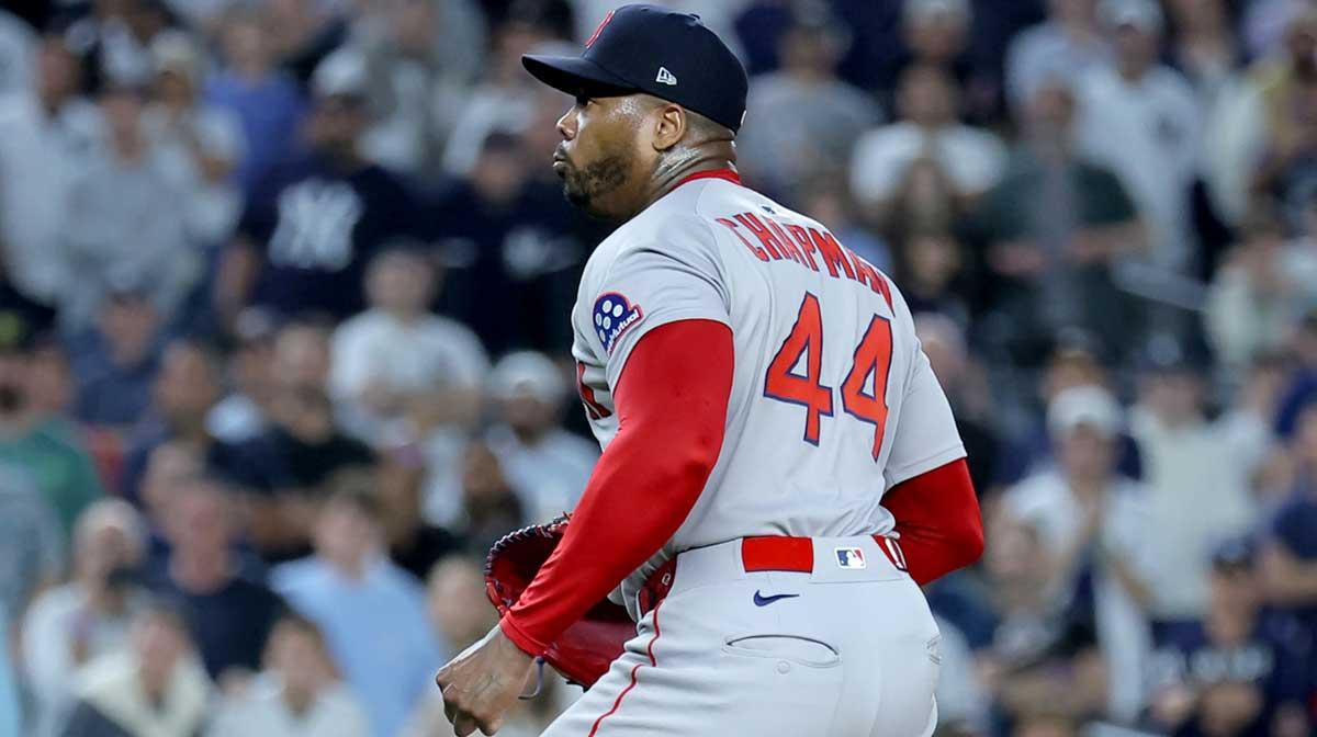 Red Sox’s Aroldis Chapman makes brutal admission about playing for Yankees again_thumbnail
