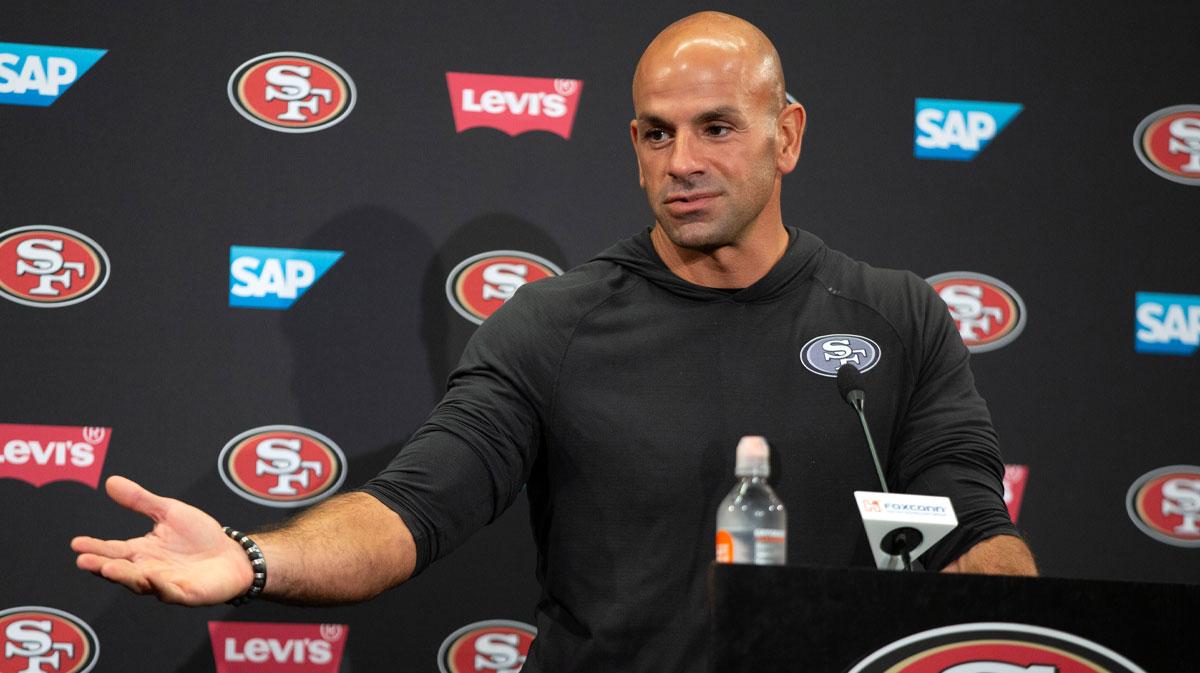 Why 49ers’ Robert Saleh doesn’t blame Brian Daboll for Jaxson Dart blue tent fiasco_thumbnail