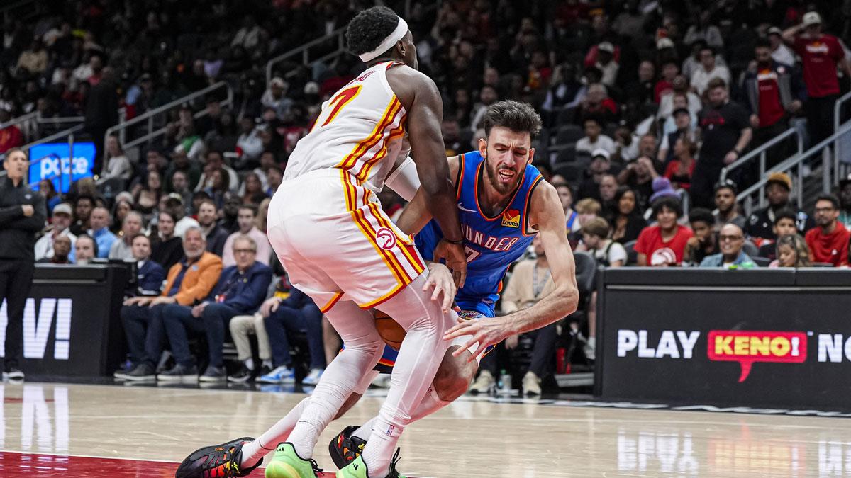 Thunder’s Chet Holmgren questionable for Monday’s game vs. Mavericks_thumbnail