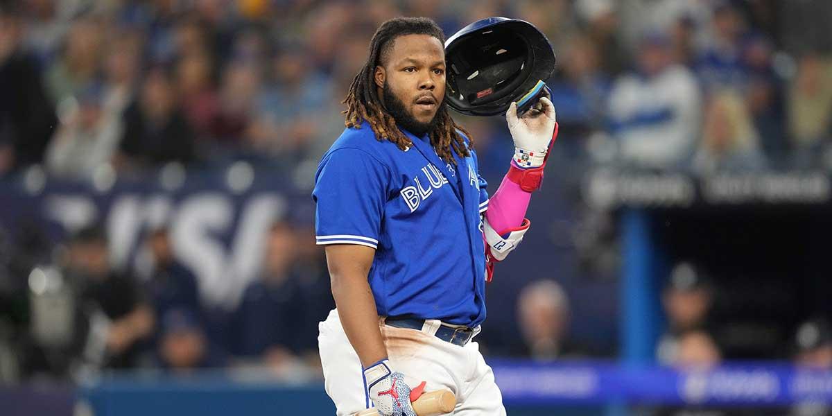 Cam Schlittler hands Blue Jays star Vladimir Guerrero Jr. his first 2025 postseason strikeout_thumbnail