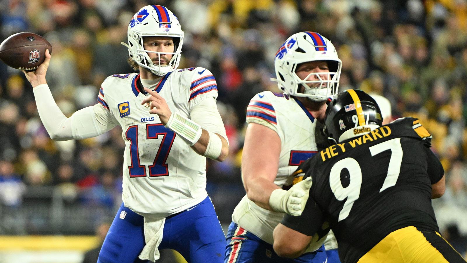 Cam Heyward beef gave Bills’ Josh Allen some extra ‘fire’ during Steelers rout_thumbnail