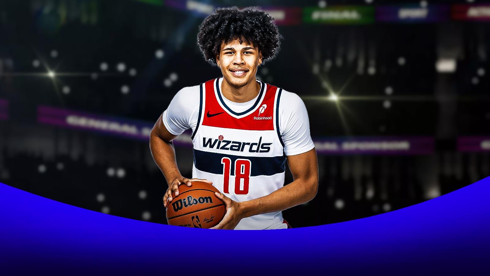 Wizards’ Kyshawn George continues second-year leap with historic outing in loss vs. Bulls_thumbnail