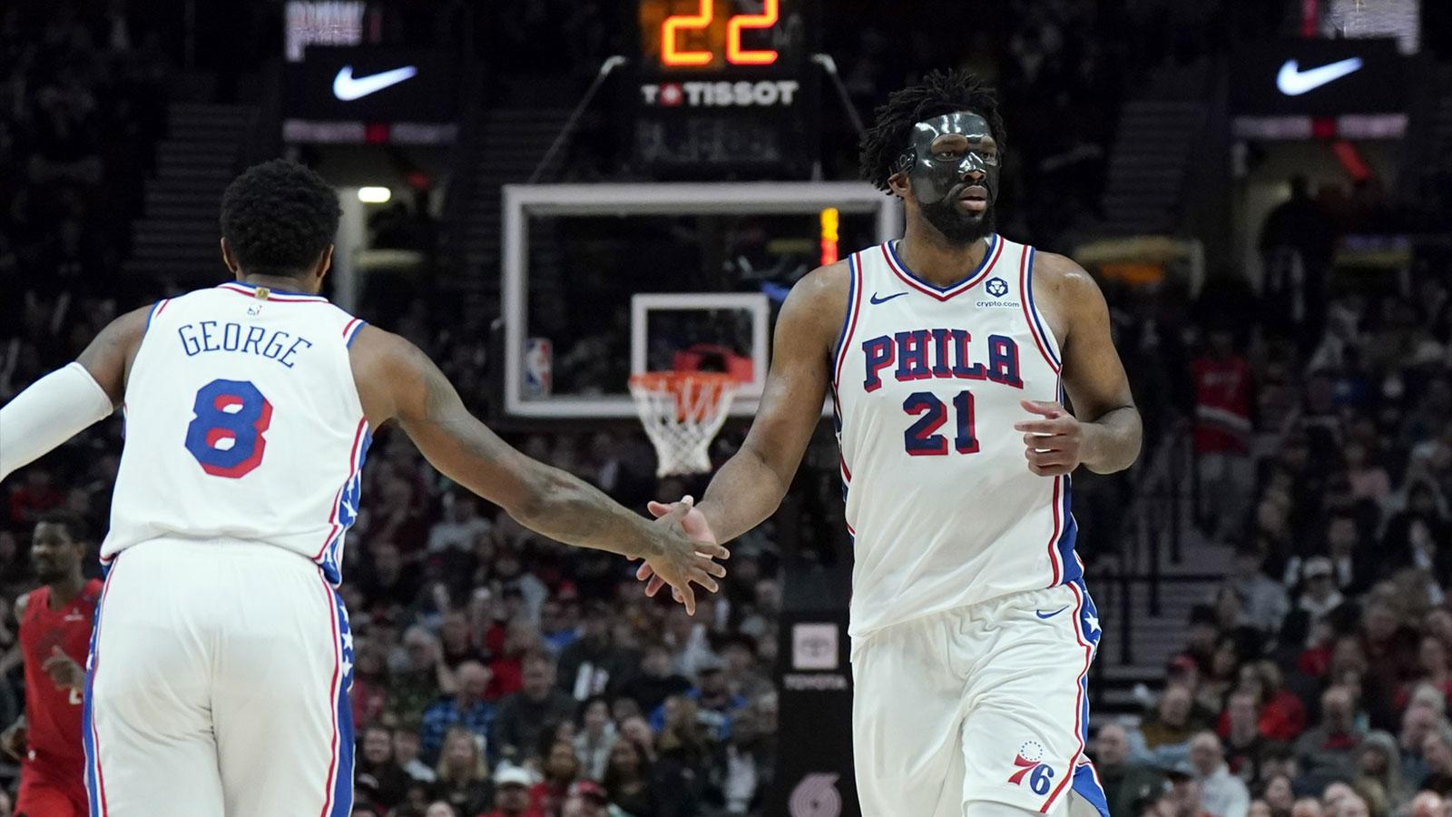 76ers’ Joel Embiid, Paul George on long injury report vs. Wizards_thumbnail