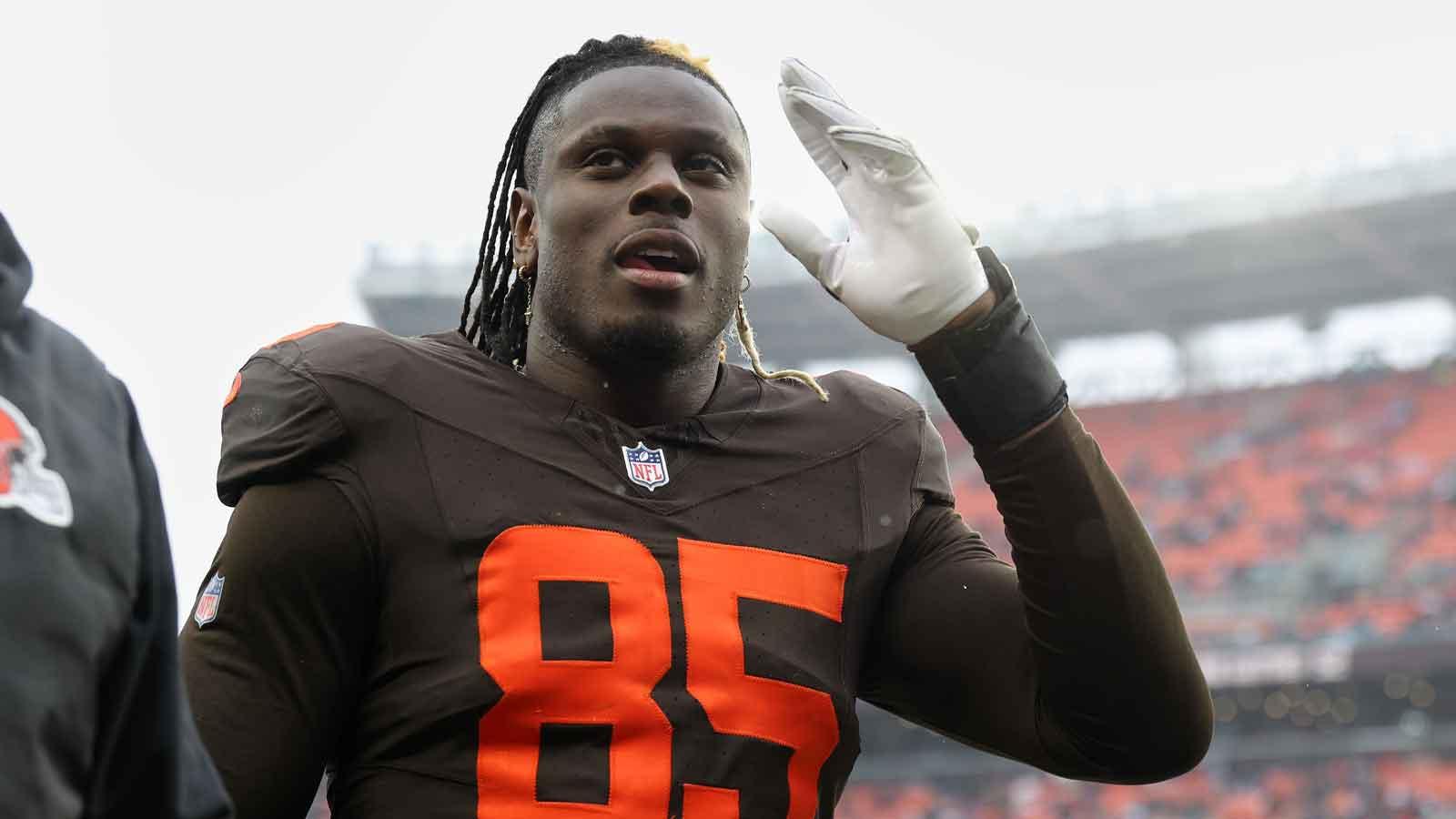 Browns’ David Njoku, Dylan Sampson ruled out for Week 15 vs. Bears_thumbnail