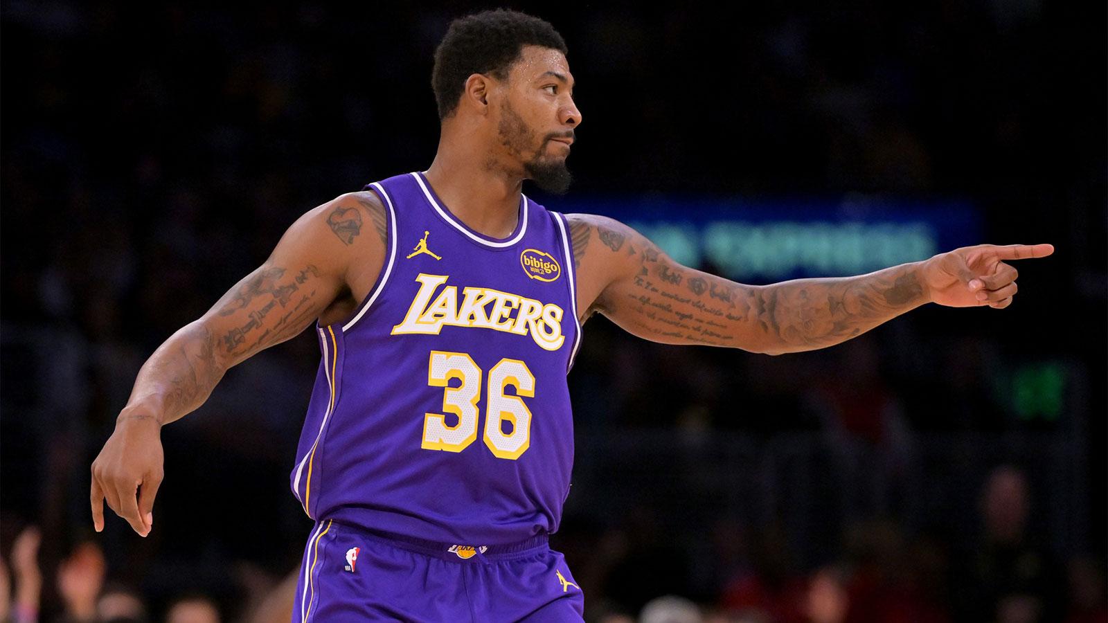 Lakers’ Marcus Smart turns into Stephen Curry with barrage of 3s vs. Spurs_thumbnail